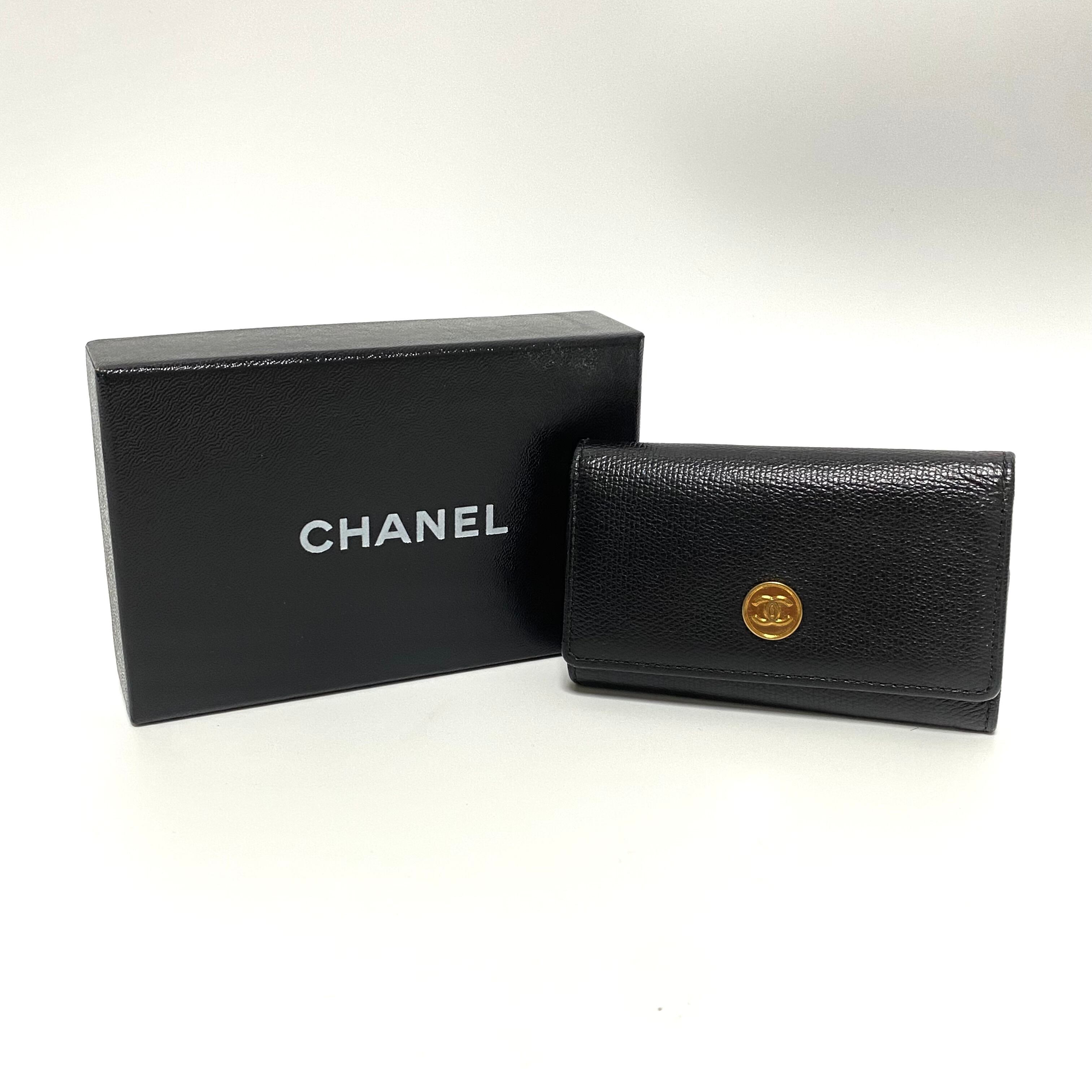 CHANEL シャネル ココボタン キーケース 6連 ブラック 10560-202306 | rean