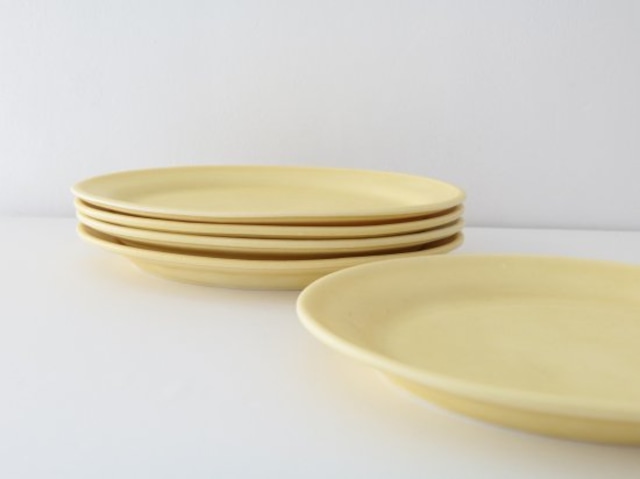 小峰英利 オーバル皿(S)イエロー