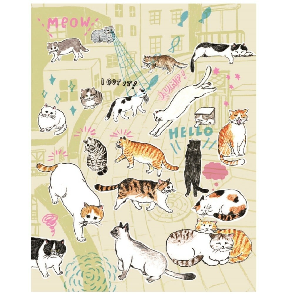 猫メモ(ねこだらけメモ) | マスノヤ衣料品店・マスノヤ猫雑貨店