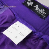 社交ダンス 衣装 スタンダード スカート レッスンウェア レディース Papillon 紫 パープル系 無地 シンプル 練習着 フォーマル 上品 バイオレット系 フレアスカート ラテン スタンダード兼用 ドレス ステージ衣装 おしゃれ 大人 きれいめ ふんわり 透け感風 羽織風 ペチコート風 ボリューム感 すそ広がり 後ろファスナー Mサイズ相当 パピヨン 日本製 ポリエステル 生地 ライトウェイト 舞台衣装 ダンス衣装 練習用 上質 伸縮性 きらきらなし