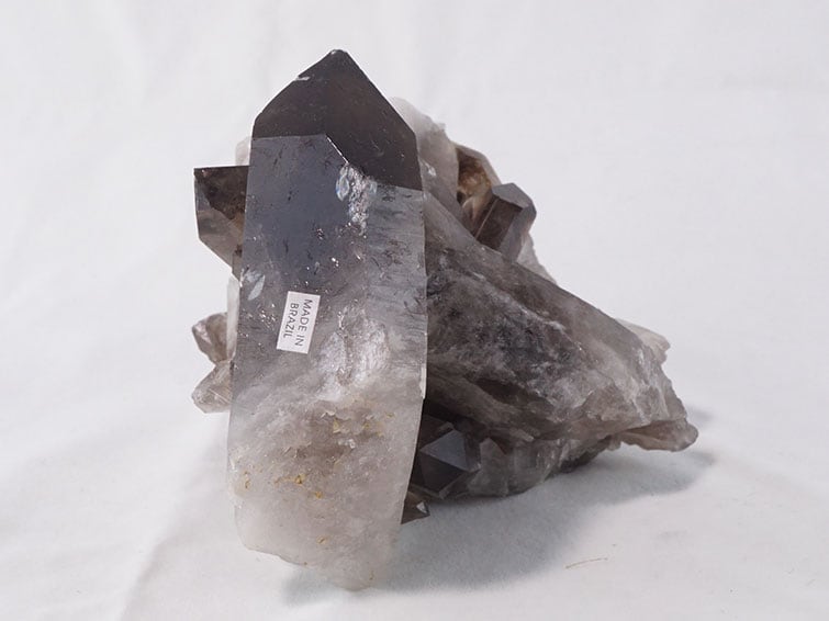 1Kg スモーキークォーツ クラスター モリオン 黒水晶 原石 ブラジル産