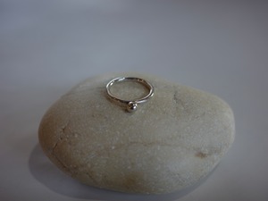 <vintage silver925>mini ball ring