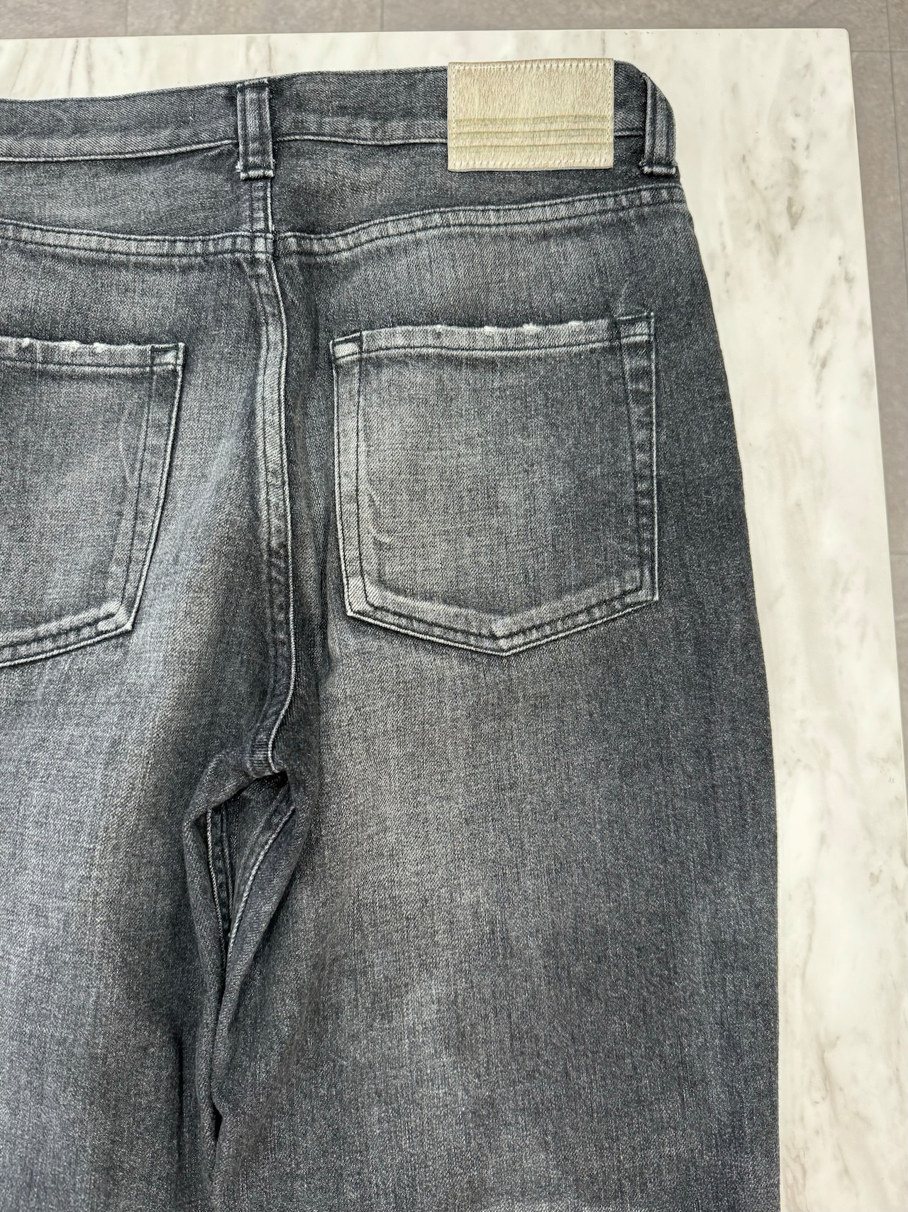 BORDERS at BALCONY 2色展開　BOOTCUT DENIM ブーツカットデニム