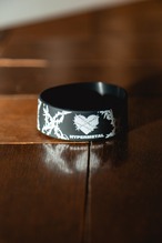 CHAIN HEART RUBBER BAND(BLACK)