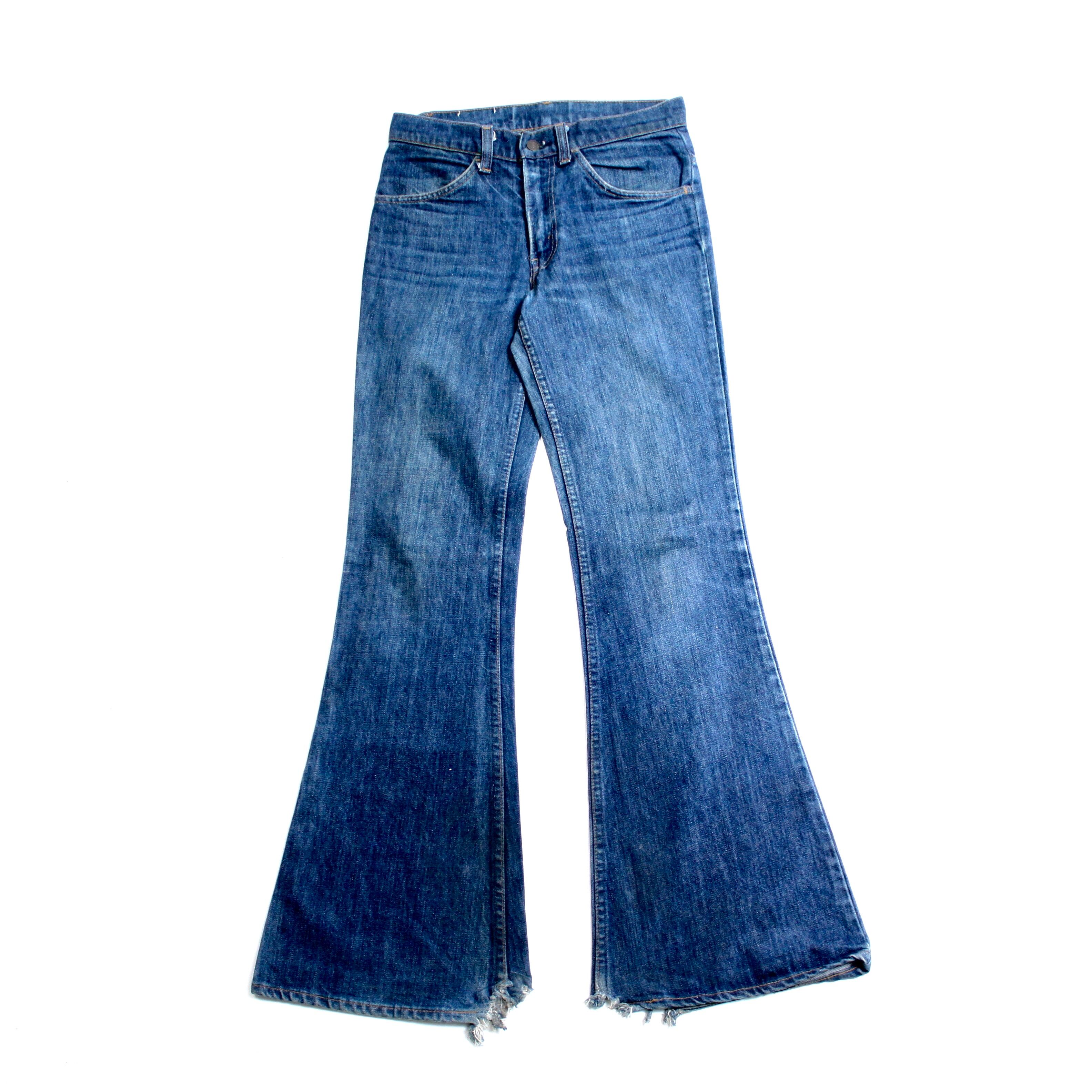 70s Levi’s 684 big bell denim pants　Rtabトップボタン裏8