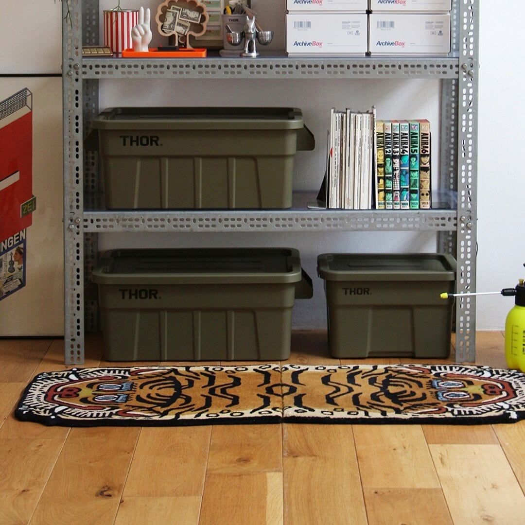 THOR Large Totes With Lid 22L DC | OLIVE OUTDOOR EQUIPMENT