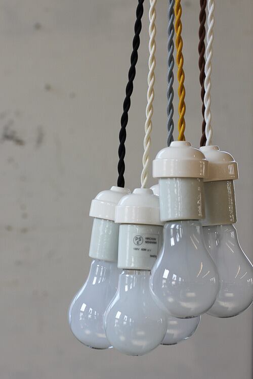 Socket Lamp Wh Mini｜白磁ソケット | 照明屋 / Socket Lamp
