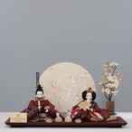 ピーカブーひな人形 ベルズキッスシリーズ 新王飾り 【タータンチェック】 ひな人形｜雛人形｜桜｜丸型照明｜和モダン thumbnail 18