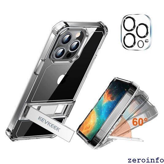 新品》 KEVKEEK iPhone 13 Pro 対応 ケース スタンド メタル キック 