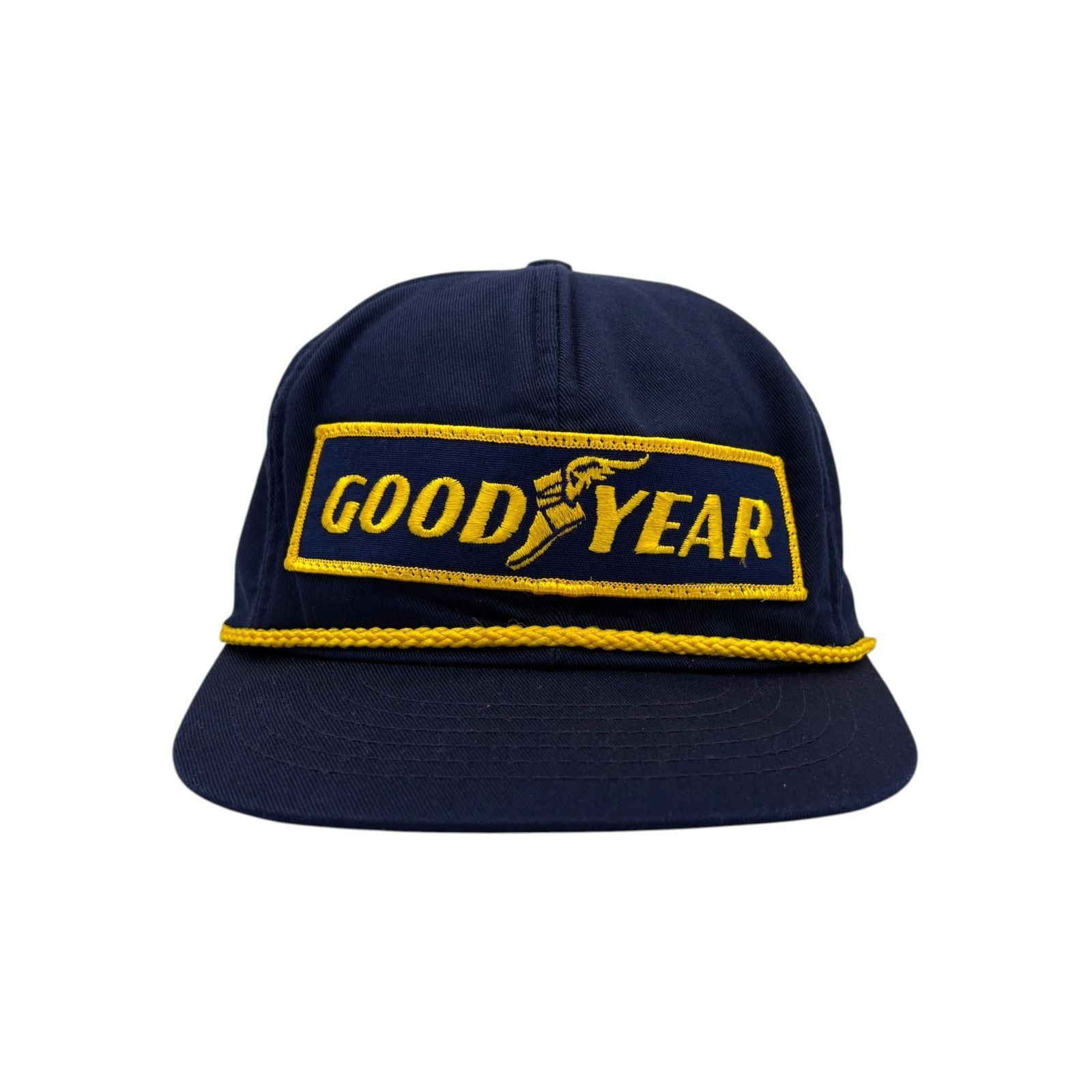 GOOD YEAR グッドイヤー 企業キャップ 80s ネイビー キャップ/帽子】80s-90s GOODYEAR(グッドイヤー) ビンテージ