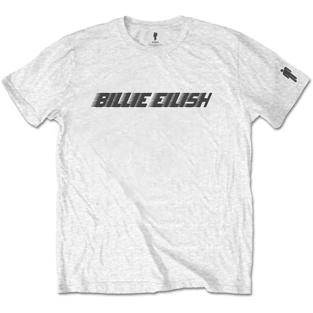 ビリー・アイリッシュ【Billie Eilish】ブラックレーサーロゴ Tシャツ