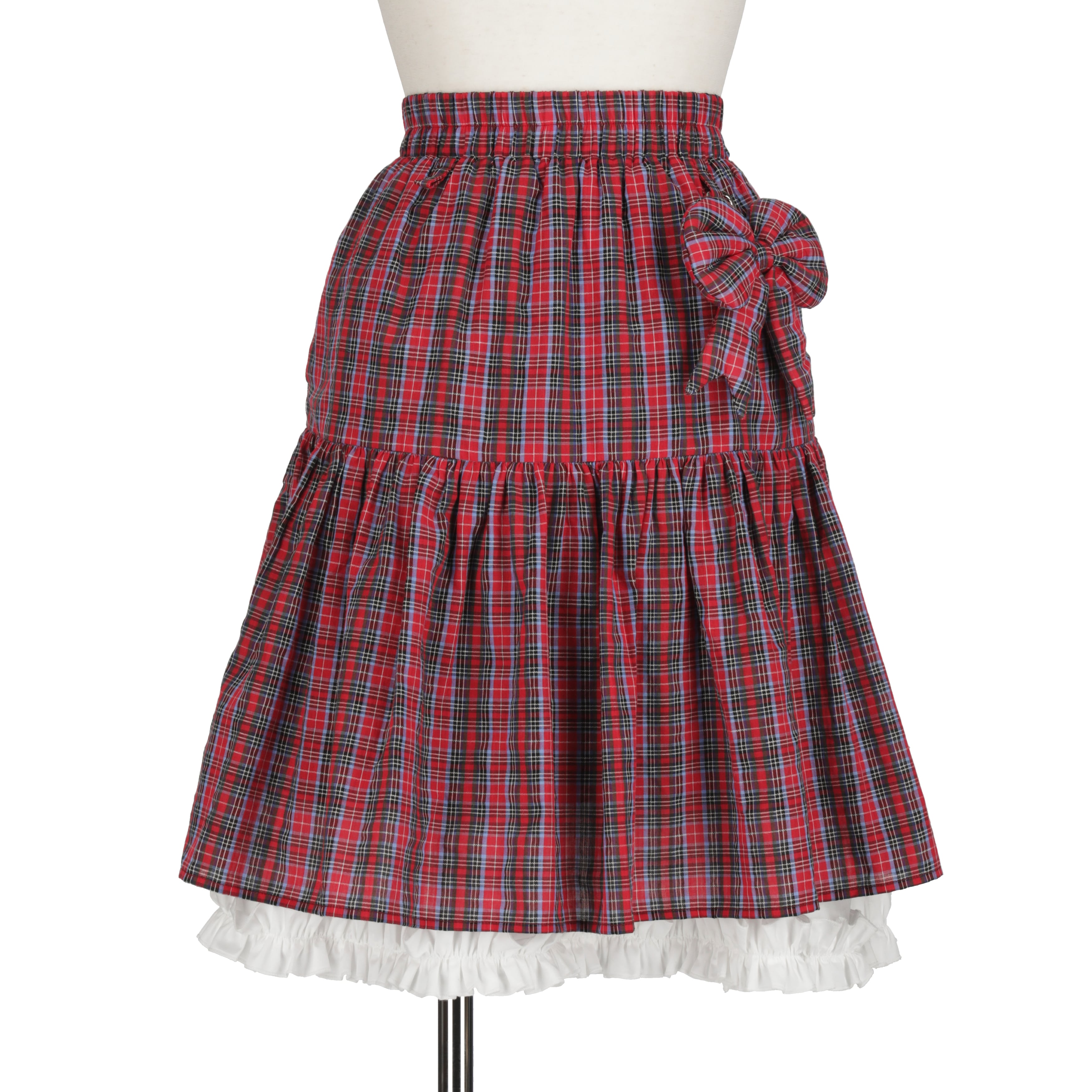 ティアードレイヤースカート　RED