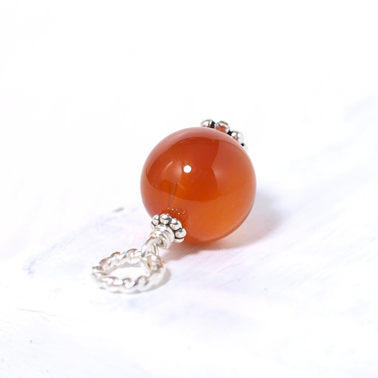カーネリアン10ミリ玉ペンダントトップ | Natural Style