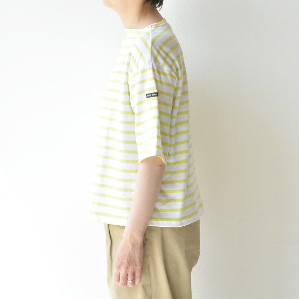 セントジェームス SAINT JAMES 薄手ルーズドロップT(20JC 8733 LEGR)NEIGE/YESTER