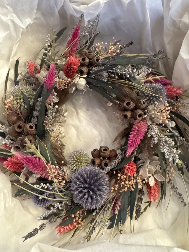 箱付きリース(ブルーピンク)　φ24