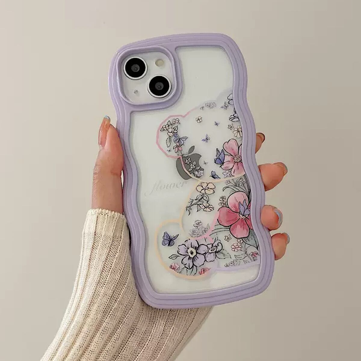 可愛い ウェーブデザイン フラワーベア Iphoneケース Iphone カバー スマホ ケース プチプラ パステル スマホカバー 学生 お揃い プレゼント クリア 透明 クマ お花柄 Lamitte Deco トレンド 韓国ファッション ショップ Base店 可愛い ウェーブデザイン フラワーベア Iphoneケース Iphone カバー スマホ ケース プチプラ パステル スマホカバー 学生 お揃い プレゼント クリア 透明 クマ お花柄 Lamitte Deco トレンド 韓国ファッション ショップ Base店