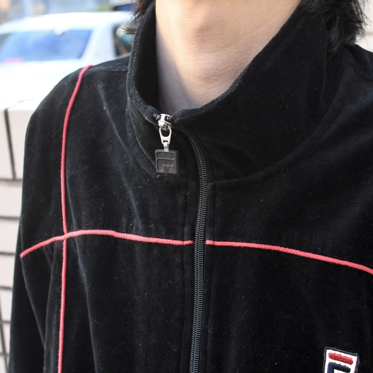 FILA velour track jacket