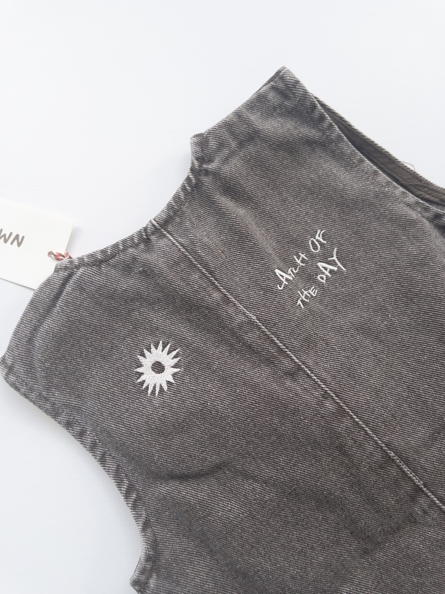 《即納》GROWN/ Fishy Business Denim Jumpsuit - Ash