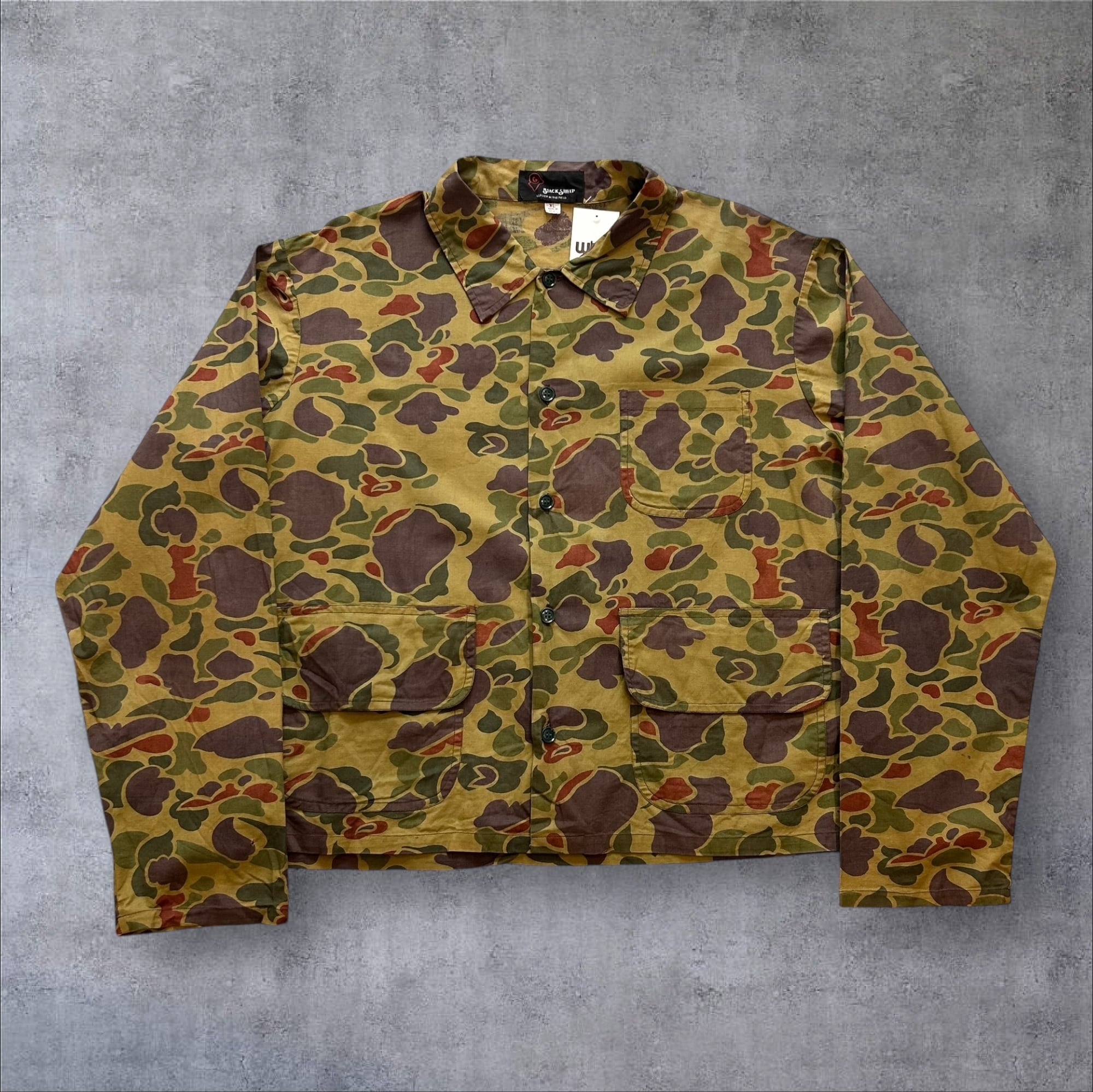 1980s BLACK SHEEP Duck Hunter Camouflage Jacket