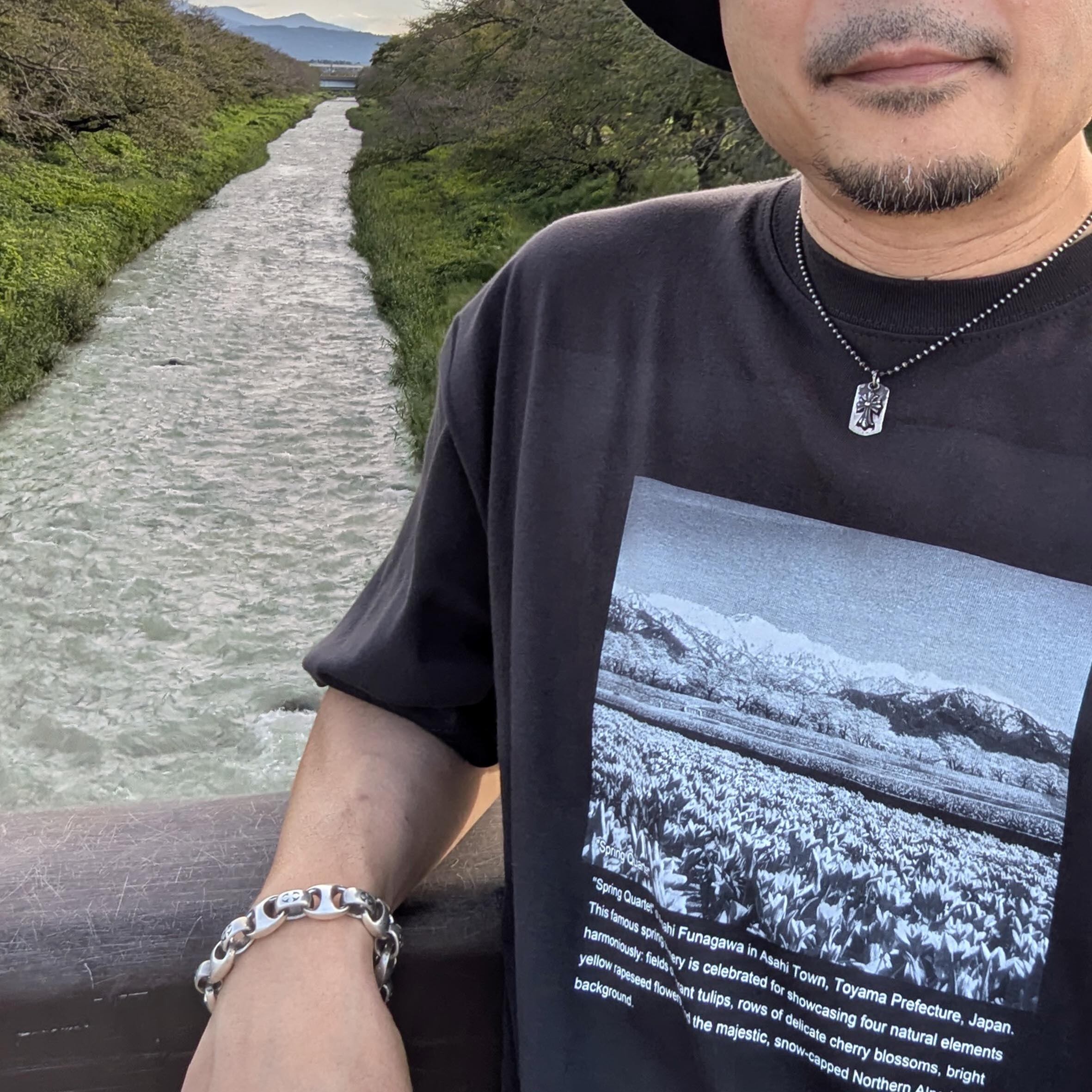 【富山百景シリーズ】Spring Quartet Tシャツ【朝日町】