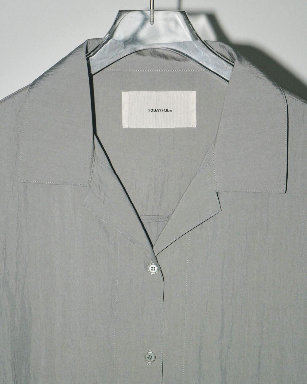 TODAYFUL Halfsleeve Crape Shirts 新品-