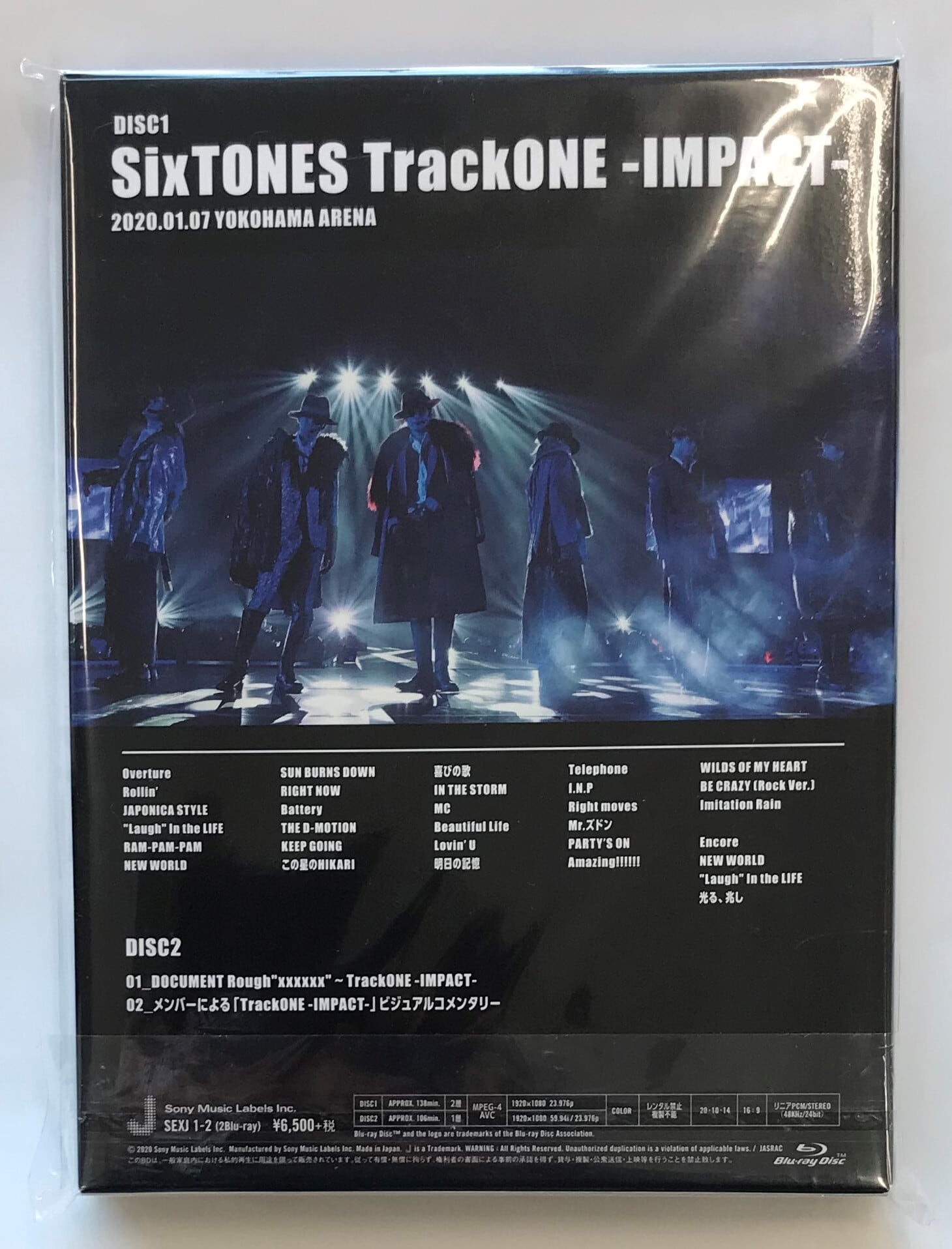 SixTONES TrackONE-IMPACT-〈初回盤・2枚組〉 - ブルーレイ