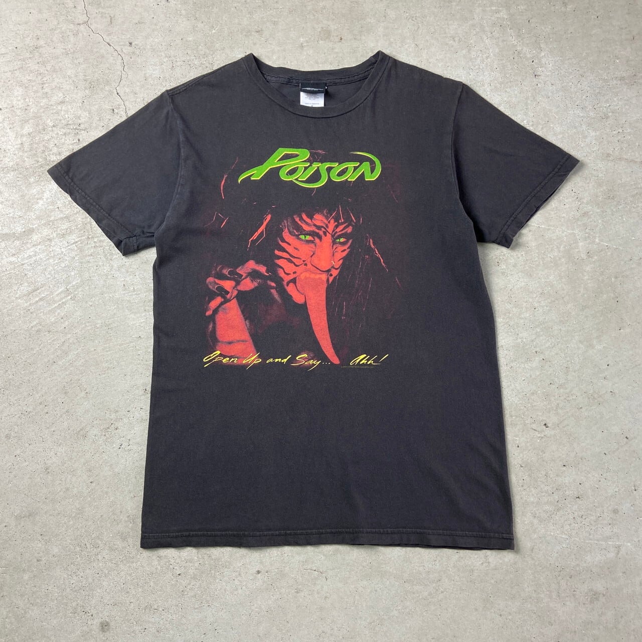 00年代 Poison ポイズン open up and say...ahh メタル バンドTシャツ