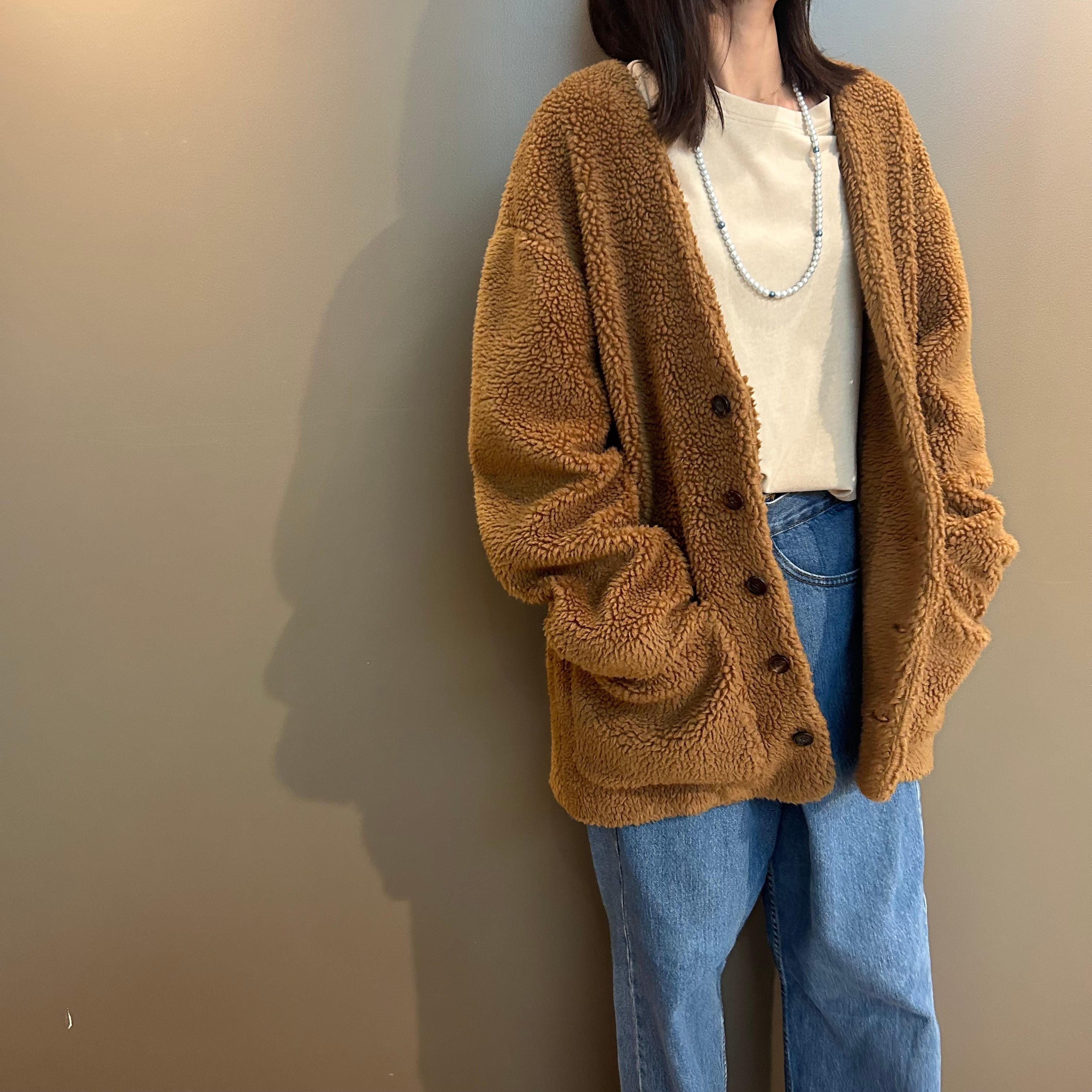 【美品】MANON メルトンカーディガンジャケット キャメル MANON（マノン） | MELTONCARDIGAN JKT (camel) one size | メルトン