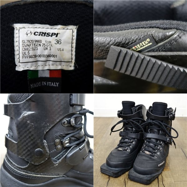 クリスピー CRISPI SVARTISEN GTX 75mm テレマーク スキー ブーツ