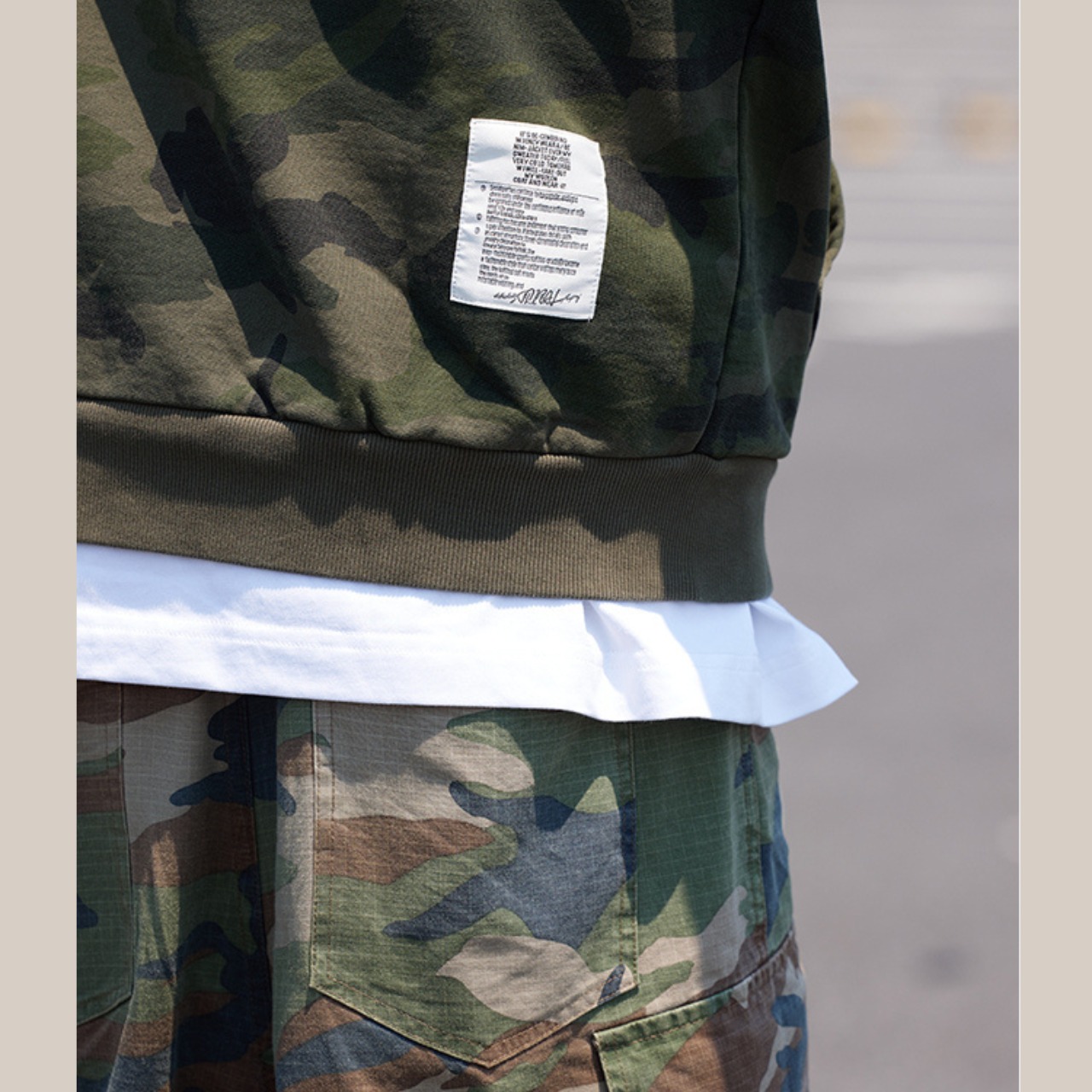 ヘビーウェイト カモフラージュパーカー A1988 - 4
