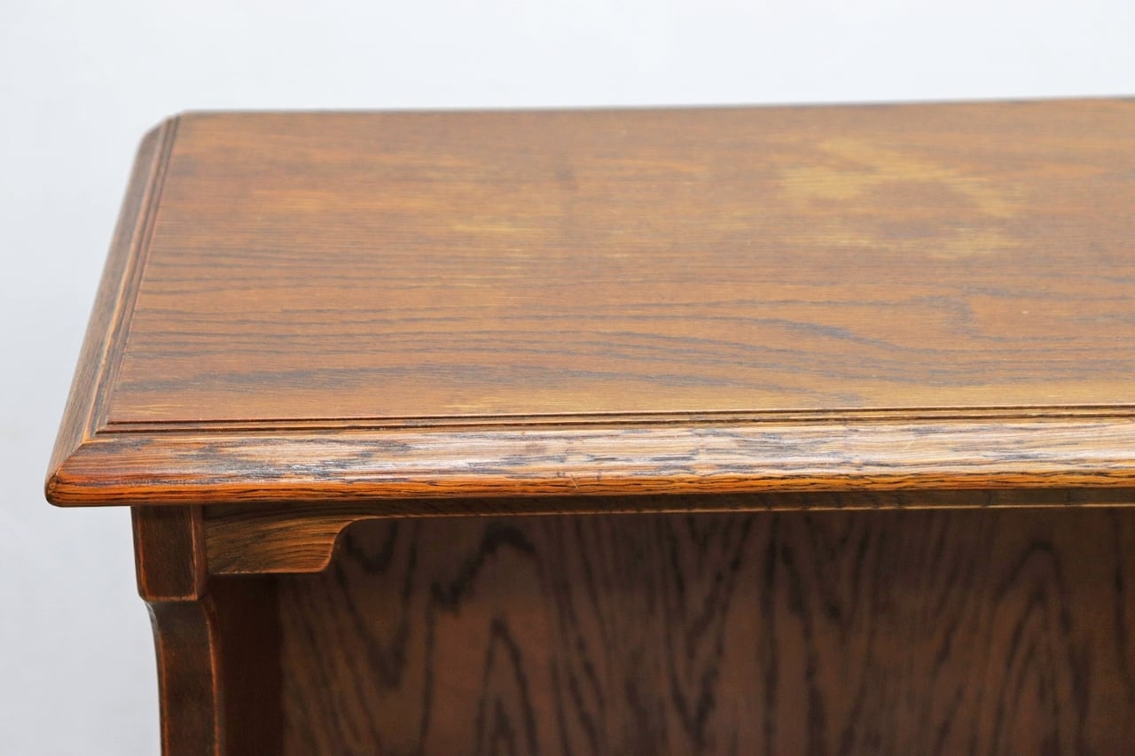 三越 Brugge ブルージュ オーク材 キャビネット 飾り棚 本棚