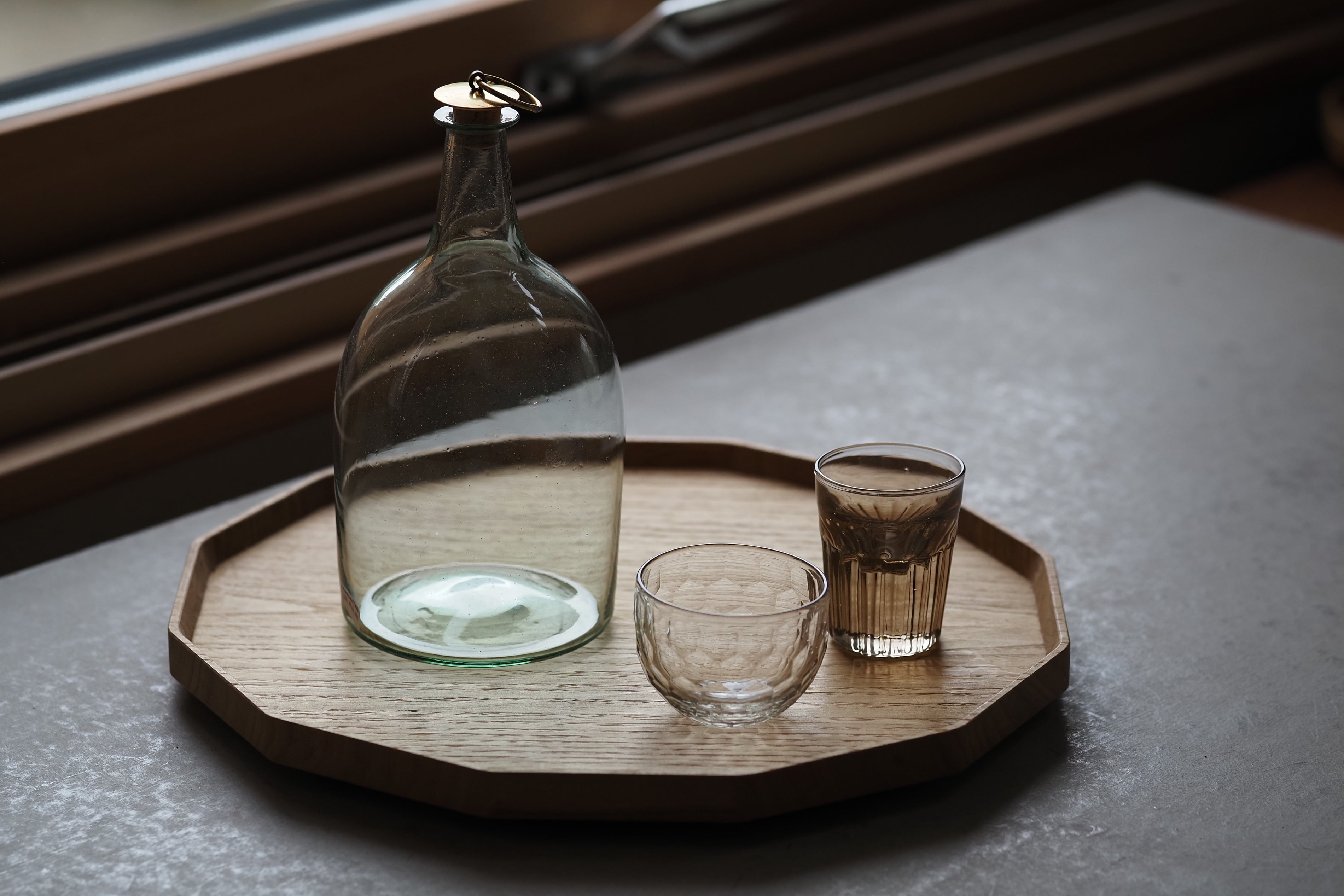 津田清和 105. 青緑酒瓶 A | 陶屋なづな