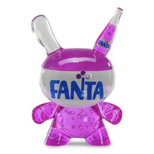 Kidrobot & Fanta® 3" Fanta Grape Resin Dunny Art Figure