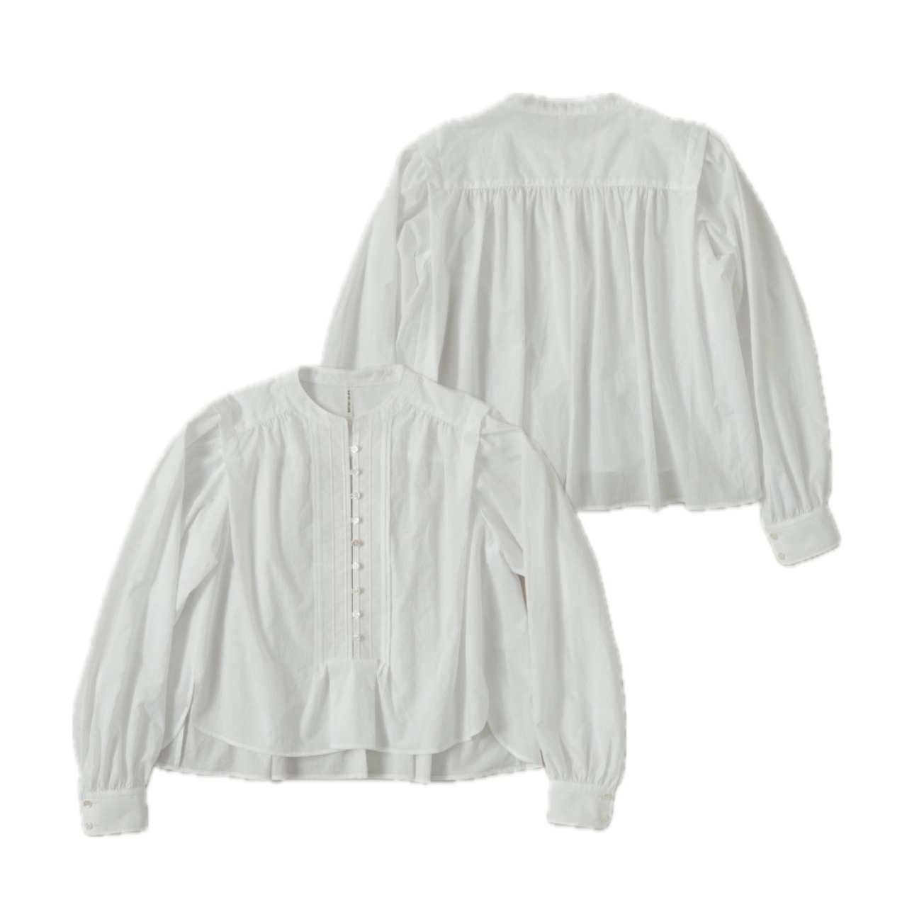 NativeVillage (ネイティブヴィレッジ) No.1 雪のきれ タックブラウス