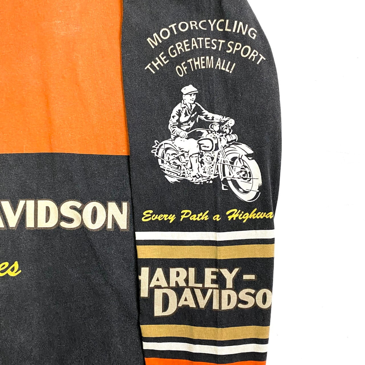 レアデザイン ビッグサイズ Harley-Davidson ハーレーダビッドソン 襟