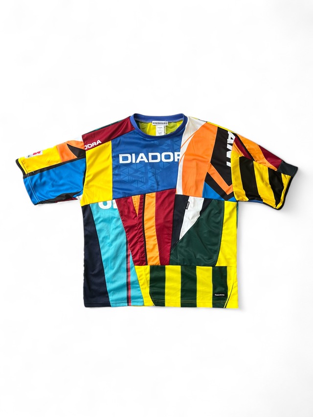 【KOH ISHIGURO】"再構築" REMAKE big silhouette SPORTS patchwork T-shirts
