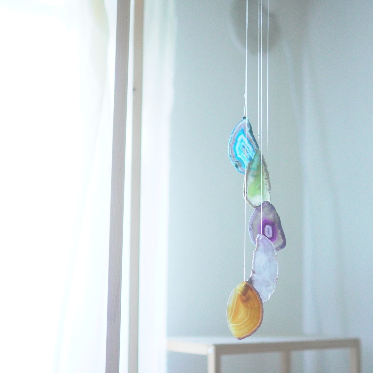 Flower Bouquet 14 - アゲートヒーリングチャイム / Agate Sun Catcher Wind Chime 885