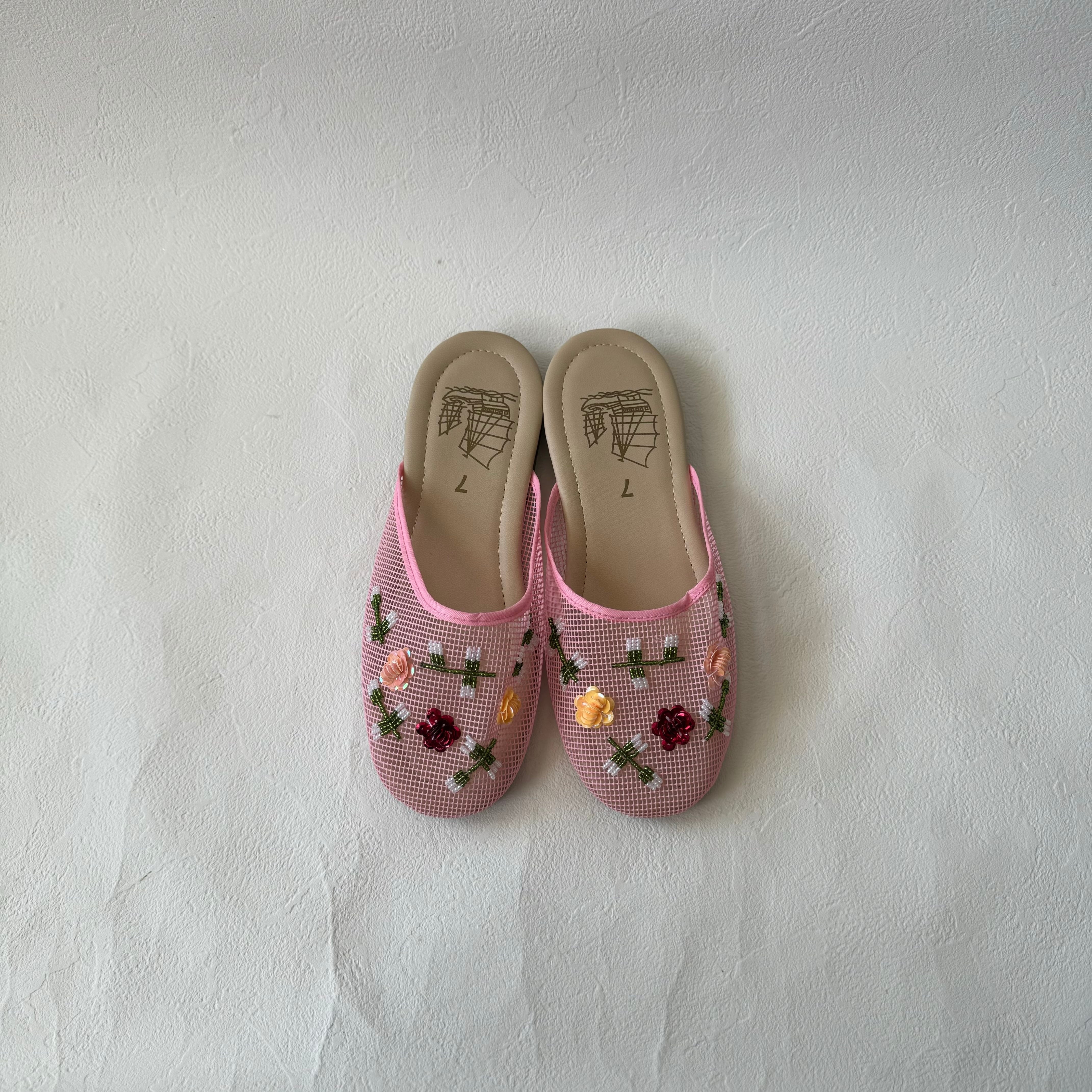 香港刺繍スリッパ（メッシュサンダル） | buibui marche