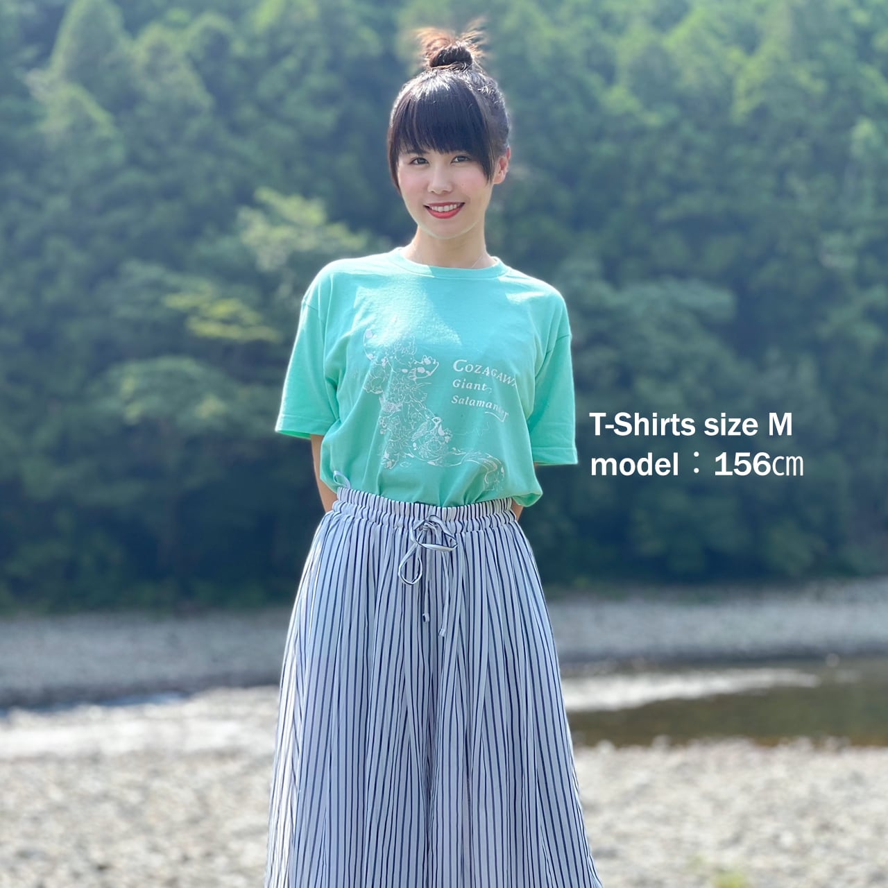 古座川オオサンショウウオTシャツ - COZAGAWA Giant Salamander