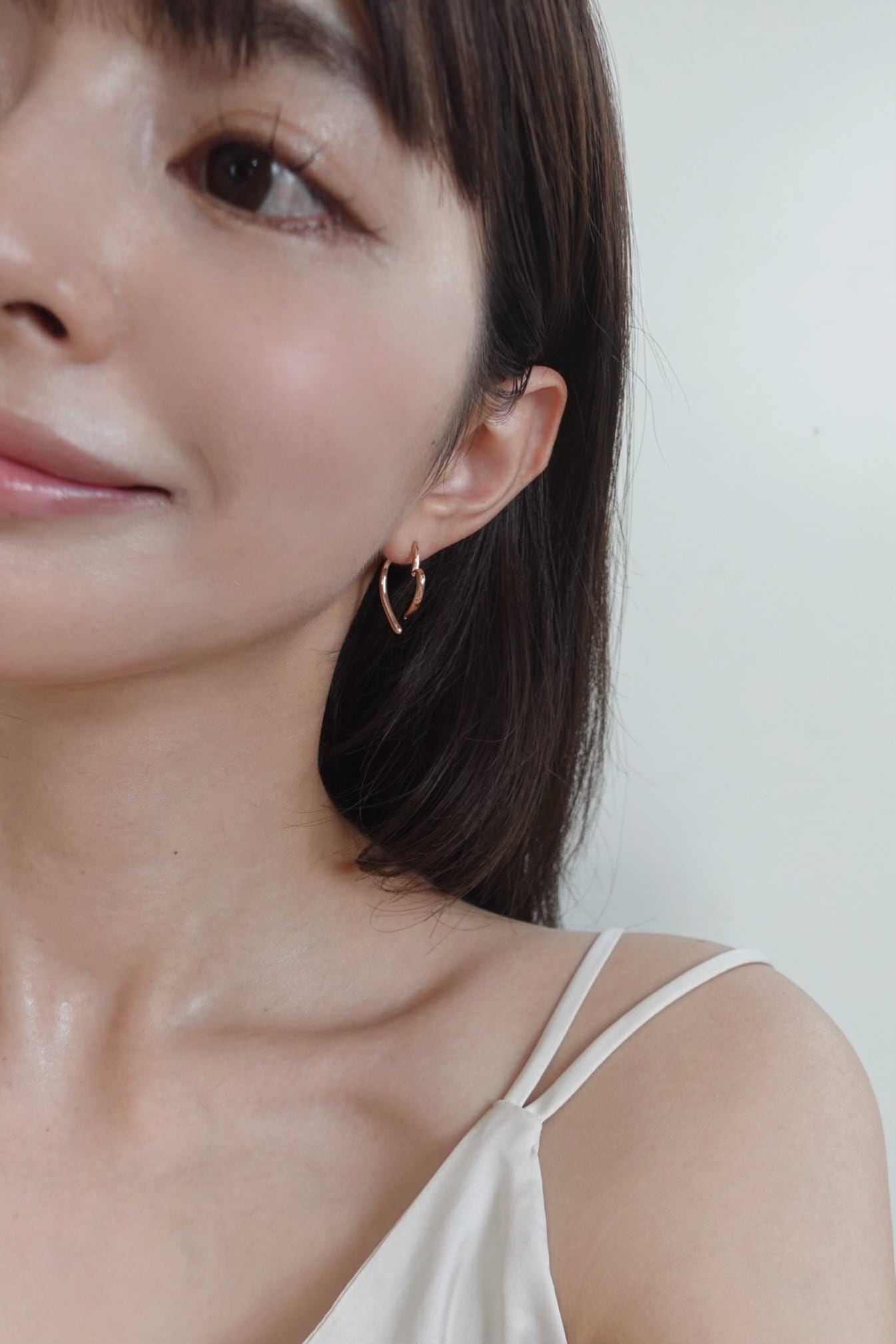 mini heart fake pierce | 金属アレルギー対応のアクセサリー crea.jewelry