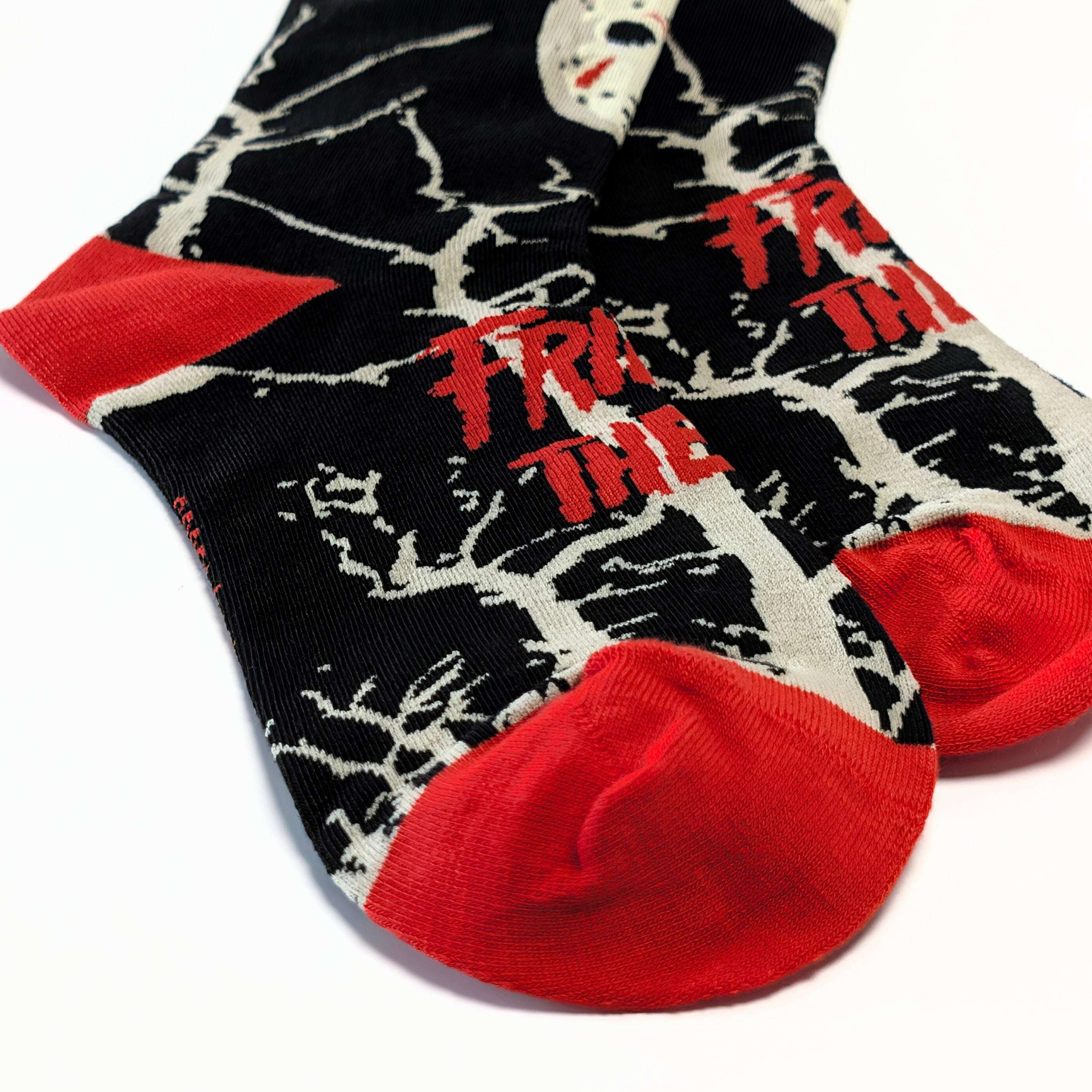 ♧【 crew socks / クルーソックス 】Friday the 13th（ 13日の金曜日 ）『 ジェイソン 』 /  靴下 / ソックス〚アメリカン雑貨 アメトイ〛