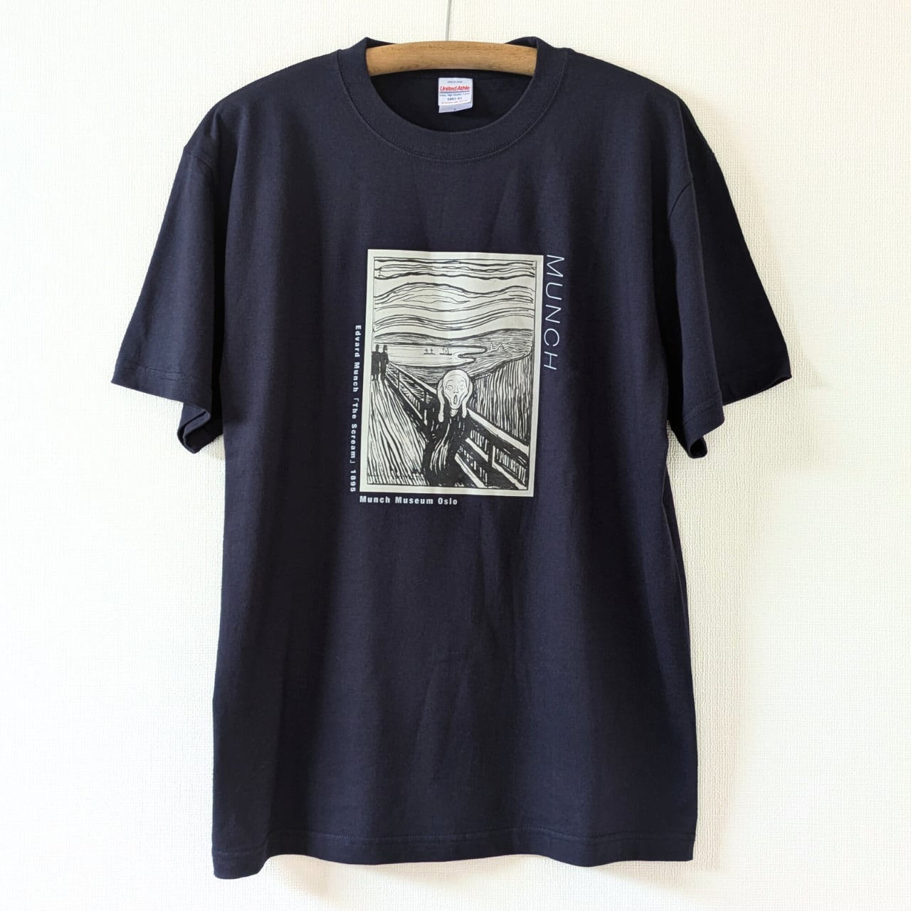 エドヴァルド・ムンク Tシャツ ムンク アートTシャツ 叫び<東京都美術館ミュージアムショップ
