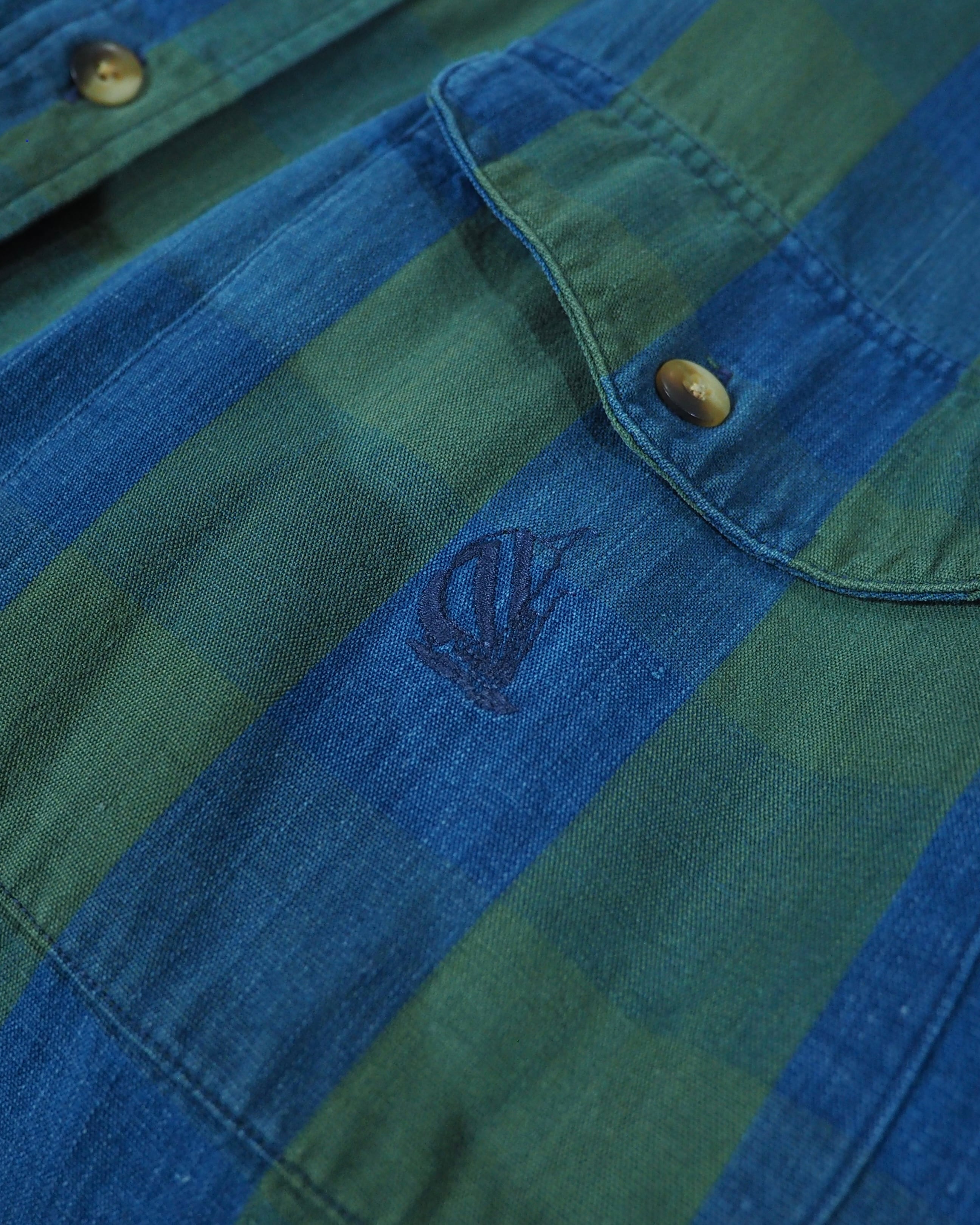 1990s " Old Nautica " Beautiful Buffalo check pattern vintage loose Button Down shirt