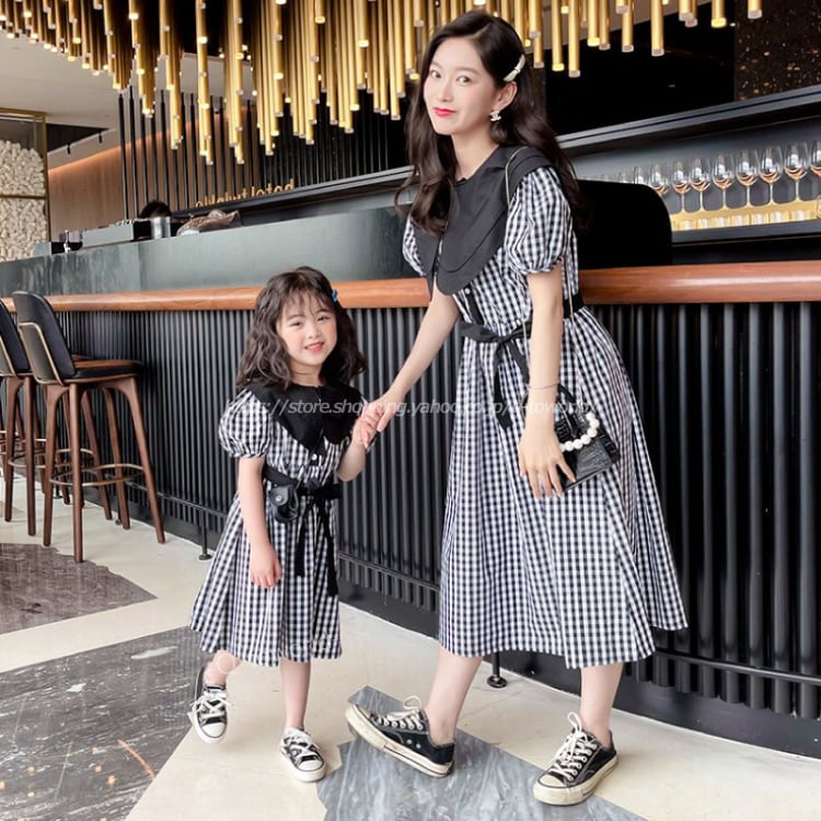 超目玉枠 【限定価格】yori ♡ドットトップス親子セット親子コーデ  