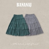 韓国子供服 / BANANA J / 26Autumn / ネス ロングスカート / 秋服 / キッズ *XS~JS*