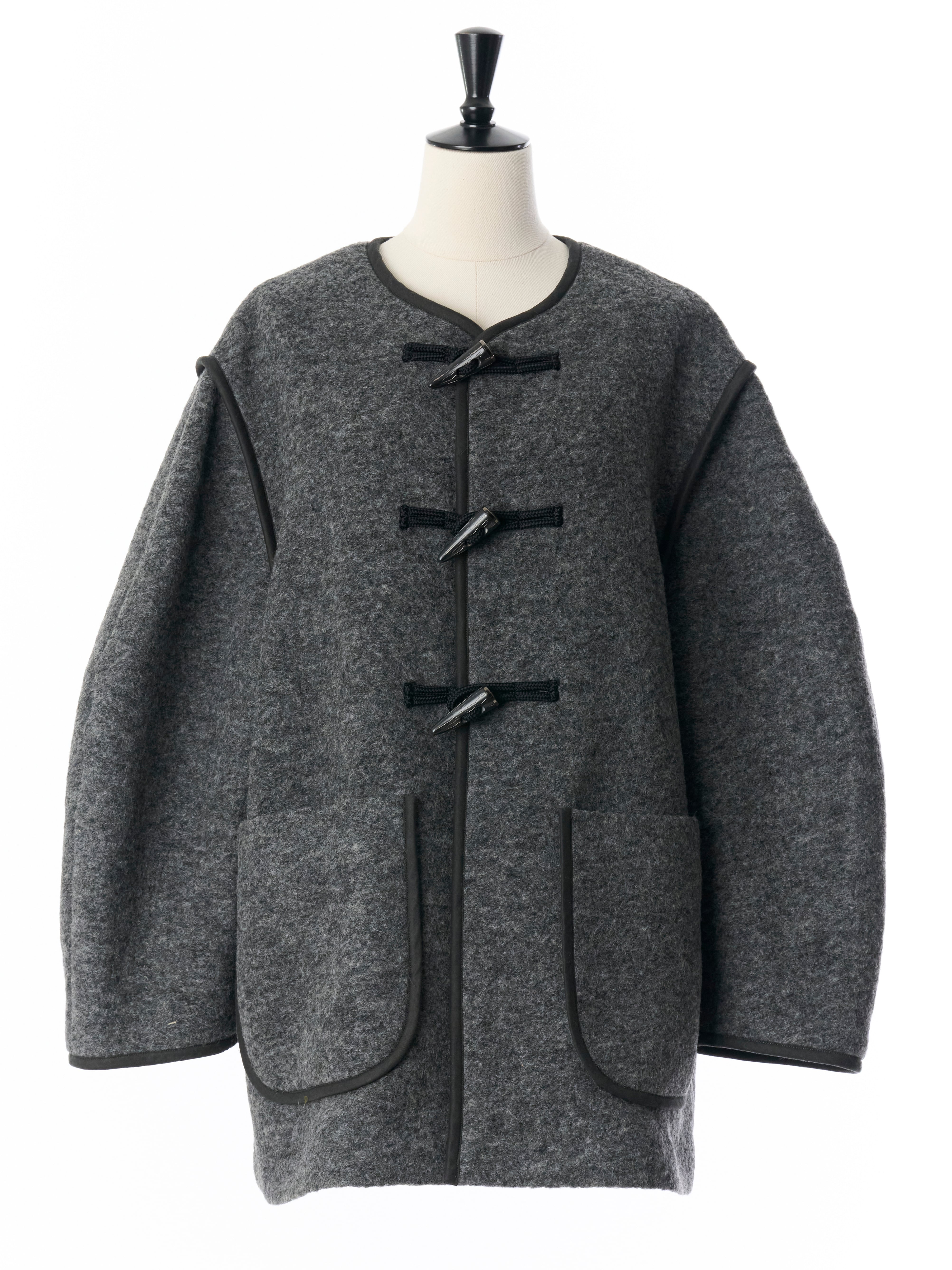 【9月25日発売開始】ダッフルコート(GRAY)