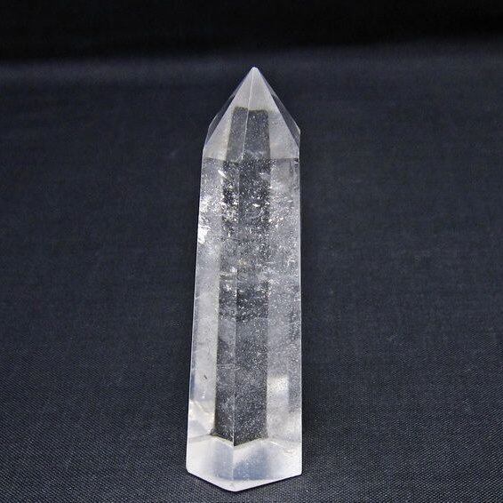 水晶 六角柱 ポイント 置物 一点物 142-11129