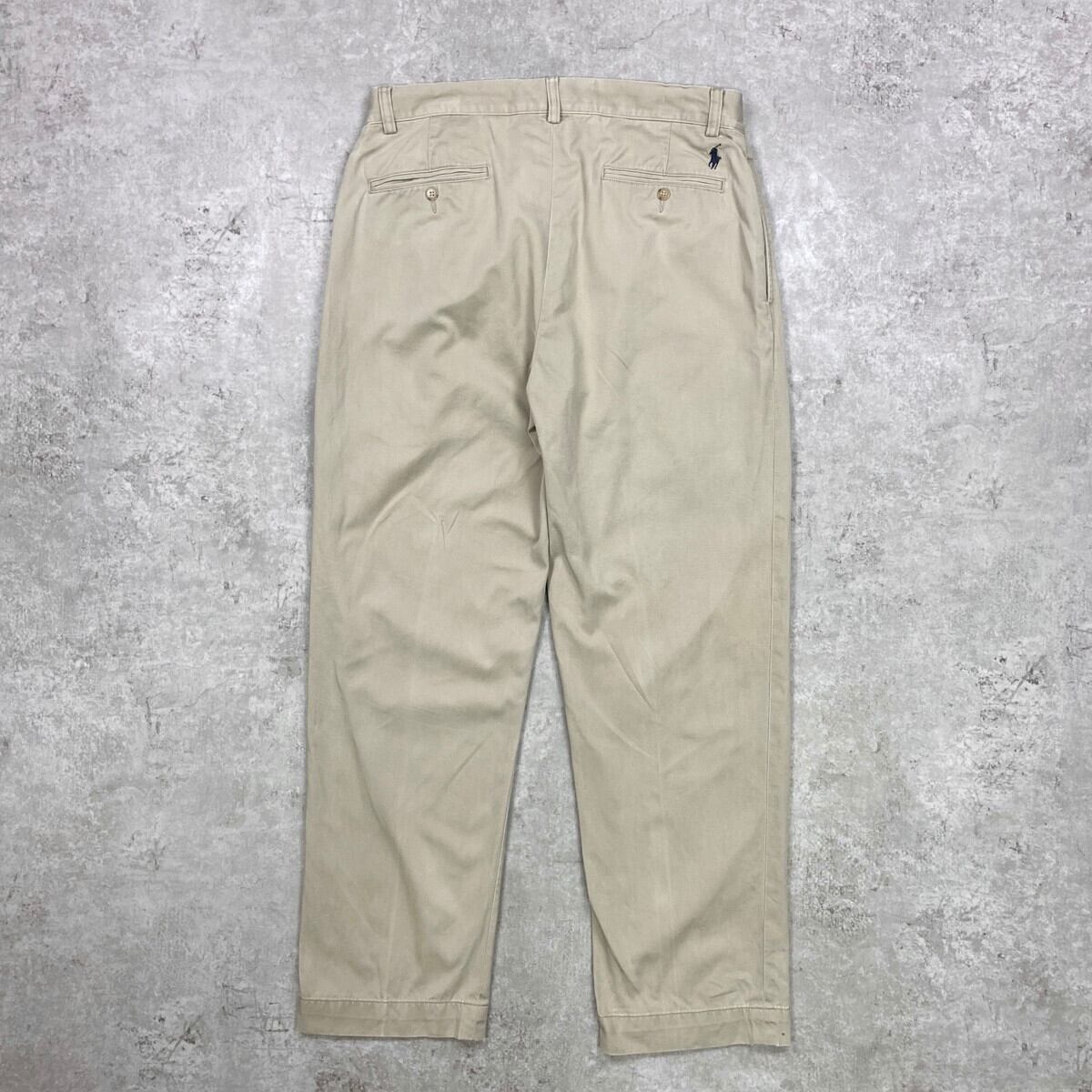 90年代 Polo by Ralph Lauren ポロバイラルフローレン 2タック ワイド