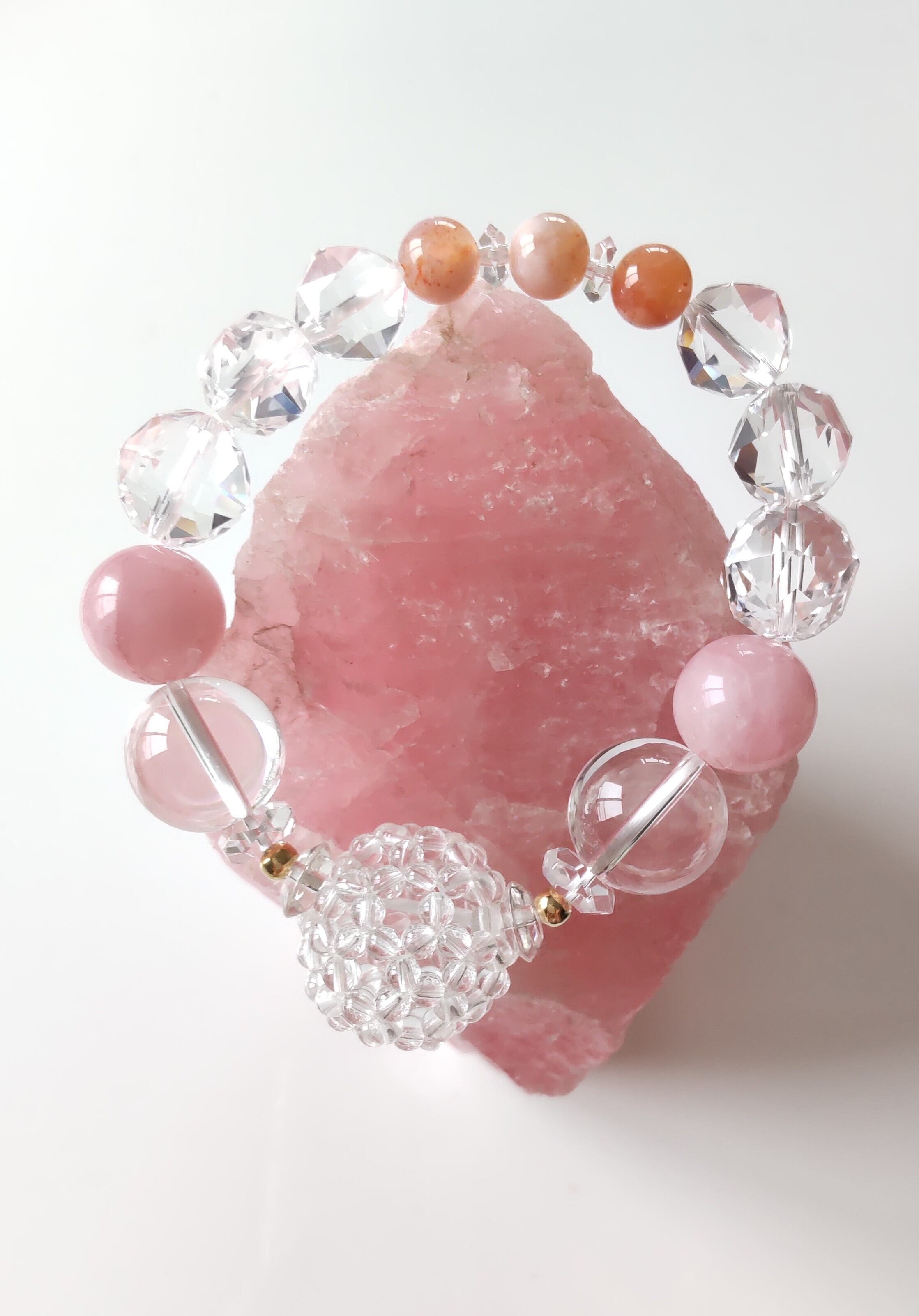 301 愛の循環水晶フラーレンブレスレット | jewelryM