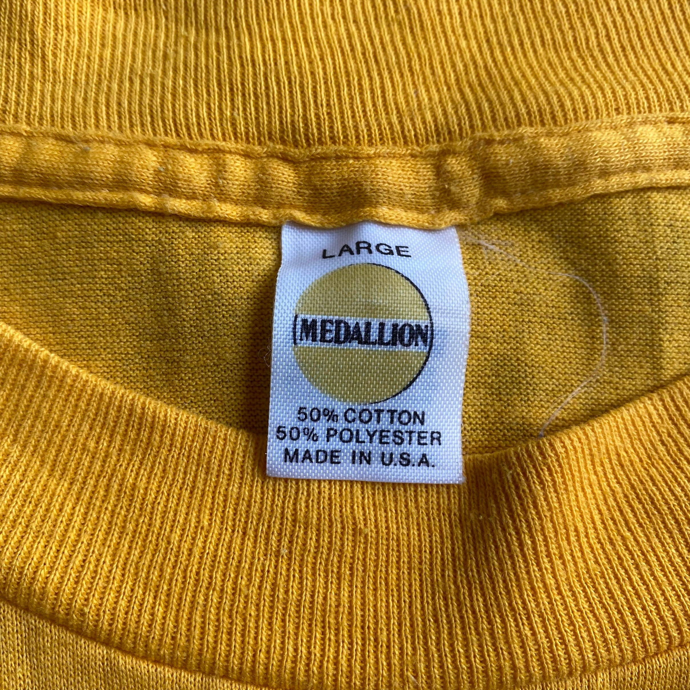 80年代 USA製 MEDALLION シングルステッチ 無地 ブランクTシャツ ...
